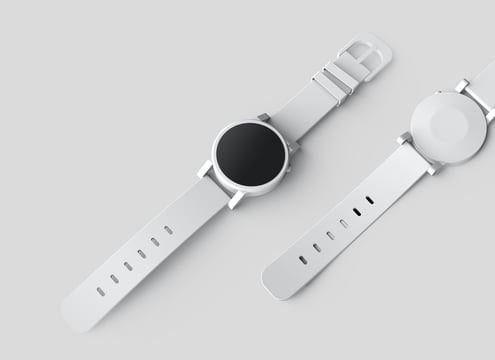 Photo by Rachit Tank on Unsplash Round white watch with white band