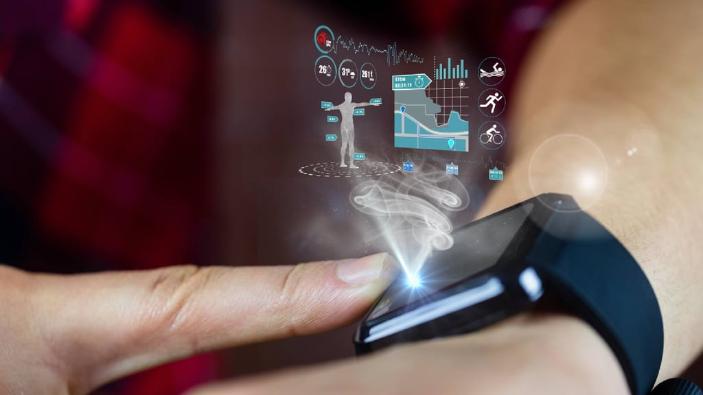 a person using a smart watch- wearable-medical-devices-and-their-design-considerations