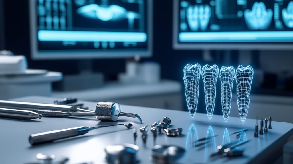 a dental tools on a table