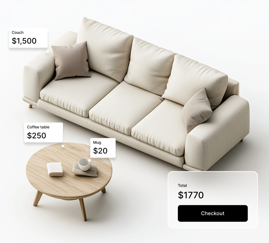 3D-Configurator for furniture