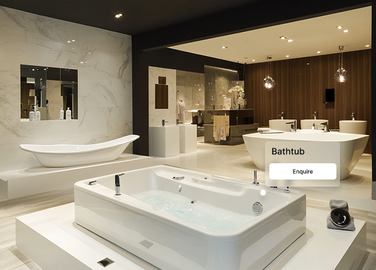 immersive customer experience for showroom